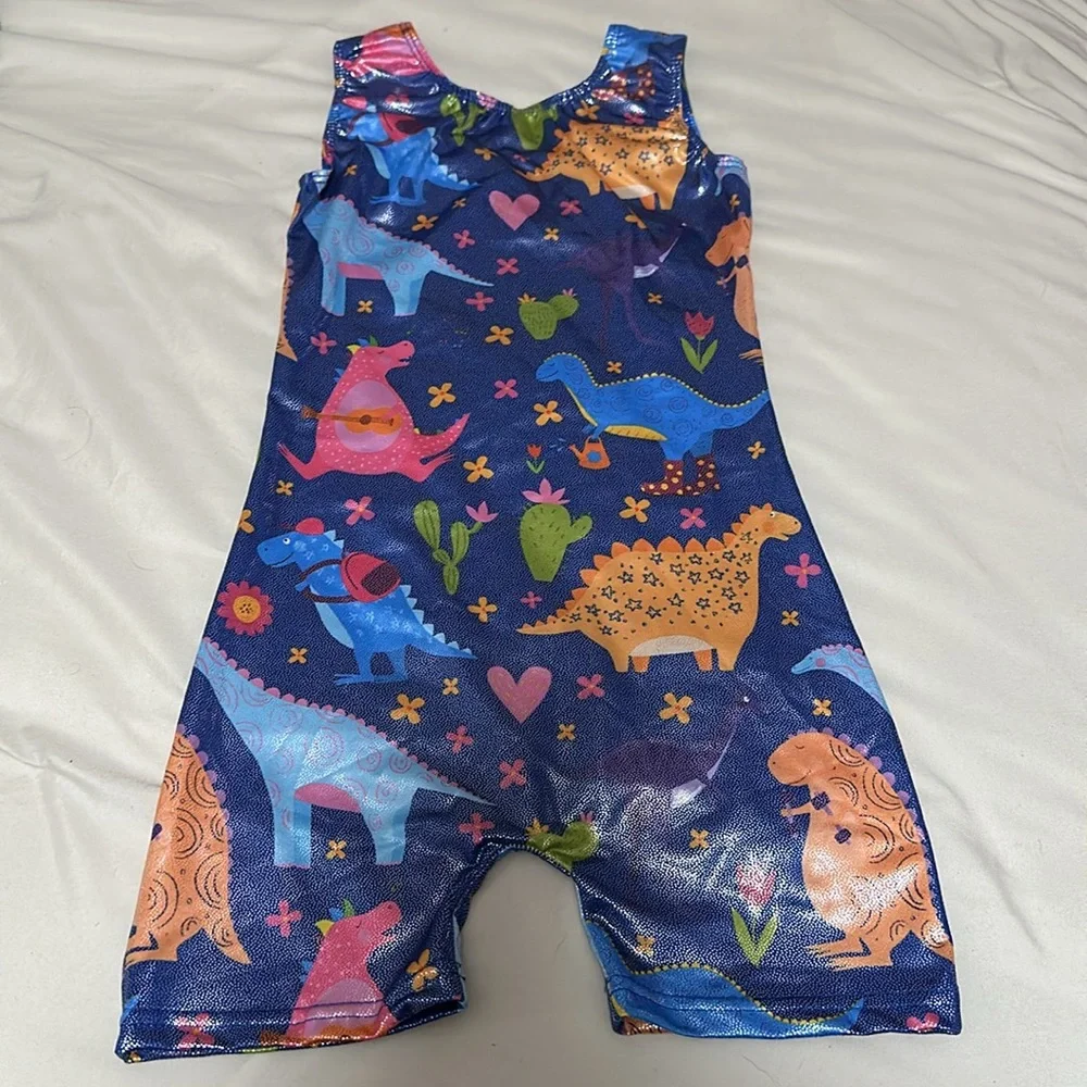 Brand New Girls Dinosaur Leotard in size 12 - Picture 3 of 3